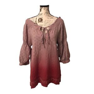 LuLumari Boho Embroidered Blouse